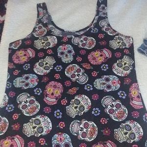 Women's skull tank